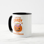 Funny Halloween Pumpkin Mug マグカップ (正面左)