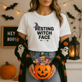 Funny Halloween Shirt; Resting Witch Face Pun  Tシャツ