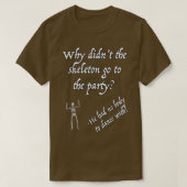 Funny Halloween Skeleton 2519 Tシャツ (デザイン正面)