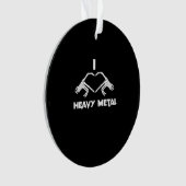 Funny Halloween Skeleton Heart Hands Classic オーナメント (正面)