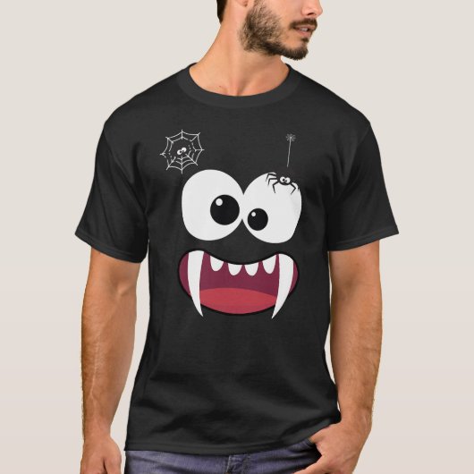 funny halloween spider tee tシャツ (正面)