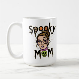 Funny Halloween Spooky Mom Witch Mom コーヒーマグカップ