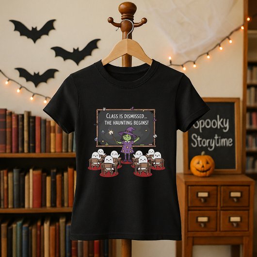 Funny Halloween Teacher Class Is Dismissed Tシャツ