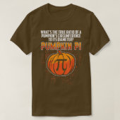 Funny Halloween Thanksgiving Pumpkin Pi Math Pun T Tシャツ (デザイン正面)