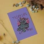 Funny Halloween Voodoo Doll  Card サンキューカード<br><div class="desc">Send a warning to your person of interest with this funny Halloween Voodoo Doll card.</div>