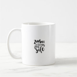 Funny Halloween Zombies Eat Brains Humor Quote Mug コーヒーマグカップ