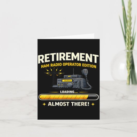 Funny Ham Radio Gifts For Retiring Operators Almos カード (正面)
