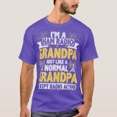 Funny Ham Radio Operator Grandpa Gift Tシャツ (正面)
