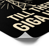 Funny Ham Radio Operator Hams Do It Till Their Gig ポスター (角)