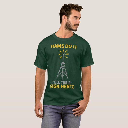 Funny Ham Radio Quote Amateur Operator Premium Tシャツ (正面フル)