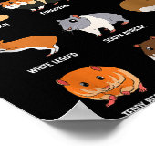 Funny Hamster Art For Men Women Boys Girls Hamster ポスター (角)