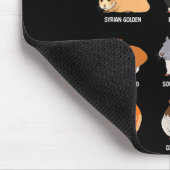 Funny Hamster Art For Men Women Boys Girls Hamster マウスパッド (コーナー)