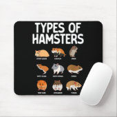 Funny Hamster Art For Men Women Boys Girls Hamster マウスパッド (マウス)