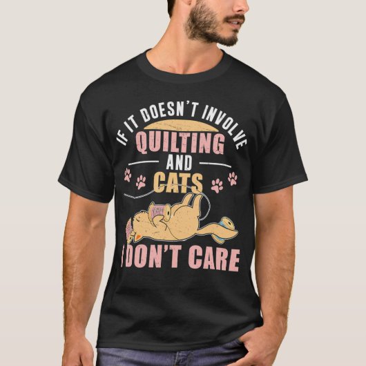 Funny Hand Quilting Humor For Quilter Quilt Maker  Tシャツ (正面)