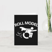 Funny Handicapped Sarcastic Wheelchair  カード (正面)