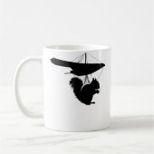 Funny Hang Glider Squirrel Hang Gliding Squirrel コーヒーマグカップ (左)