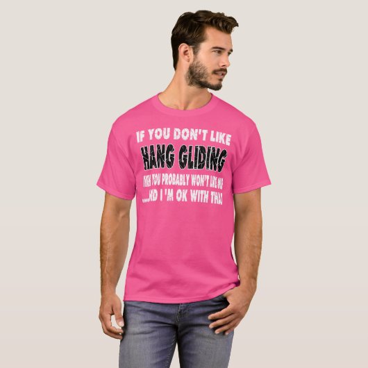 Funny Hang Gliding Gift Tシャツ (正面フル)