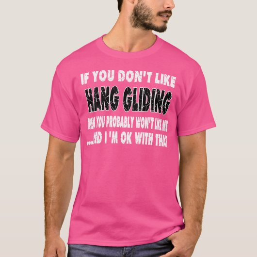 Funny Hang Gliding Gift Tシャツ (正面)