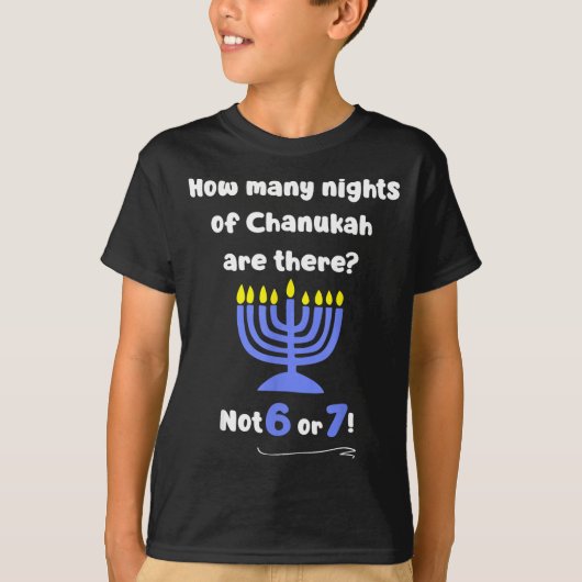 Funny Hanukkah 67 Meme Teacher How Many Nights Of  Tシャツ (正面)