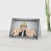 Funny Happy Birthday AI Artificial Intelligence シーズンカード (正面)