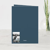 Funny Happy Birthday card for anglers カード (裏面)