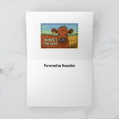 Funny Happy Birthday Country Farm Mail Farm Tales  カード (内部)