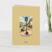 Funny Happy Birthday Drinking Theme カード (裏面)