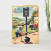 Funny Happy Birthday Drinking Theme カード (正面)