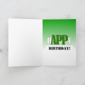 Funny  happy Birthday wish カード (内部)