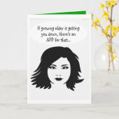 Funny  happy Birthday wish カード (黄色い花)