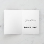 funny happy birthday wish for golfing brother カード (内部)