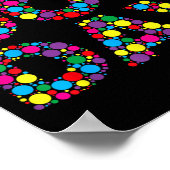 Funny Happy Dot Day Polka Dot Art Students Kids Gi ポスター (角)