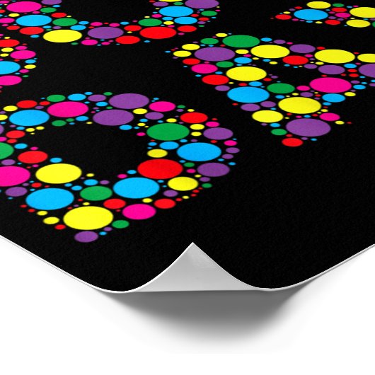 Funny Happy Dot Day Polka Dot Art Students Kids Gi ポスター (角)