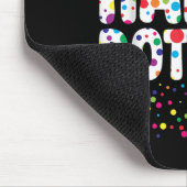 Funny Happy Dot Day Polka Dot Art Students Kids Gi マウスパッド (コーナー)