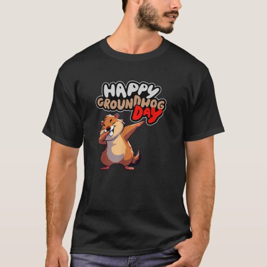 Funny Happy Groundhog Day February 2nd Phil s Holi Tシャツ (正面)