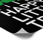 Funny Happy Little Trees Camng  ポスター (角)