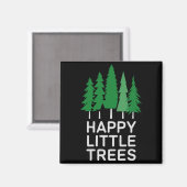 Funny Happy Little Trees Camng  マグネット (正面/裏面)