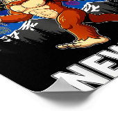 Funny Happy New Year 2026 Bigfoot Lovers New Years ポスター (角)