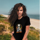 Funny Happy Skeleton Party Dinosaur Shirt Tシャツ