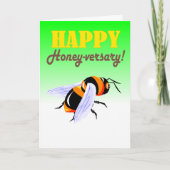 funny happy wedding anniversary カード (正面)