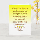 funny happy wedding anniversary wish カード (黄色い花)