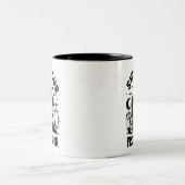 Funny Haunted Castle Mugs – “Shut Your Front Door” ツートーンマグカップ (中央)