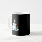 Funny Havanese Snowman Christmas Tree Xmas Womens コーヒーマグカップ (正面左)