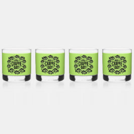 Funny Have a Crappie Day Fishing ウイスキーグラス