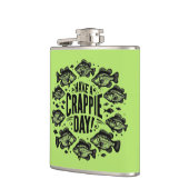 Funny Have a Crappie Day Fishing フラスク (左)