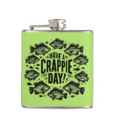 Funny Have a Crappie Day Fishing フラスク (正面)