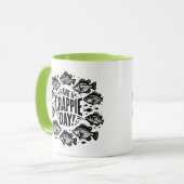 Funny Have a Crappie Day Fishing マグカップ (正面左)