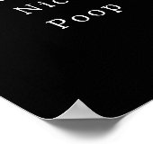 Funny Have A Nice Poop Bathroom Poster ポスター (角)