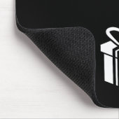 Funny He Forgot To Wrap It Christmas Pregnancy Wom マウスパッド (コーナー)