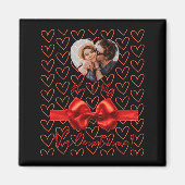 Funny He S My Valentine Womens  マグネット (正面)